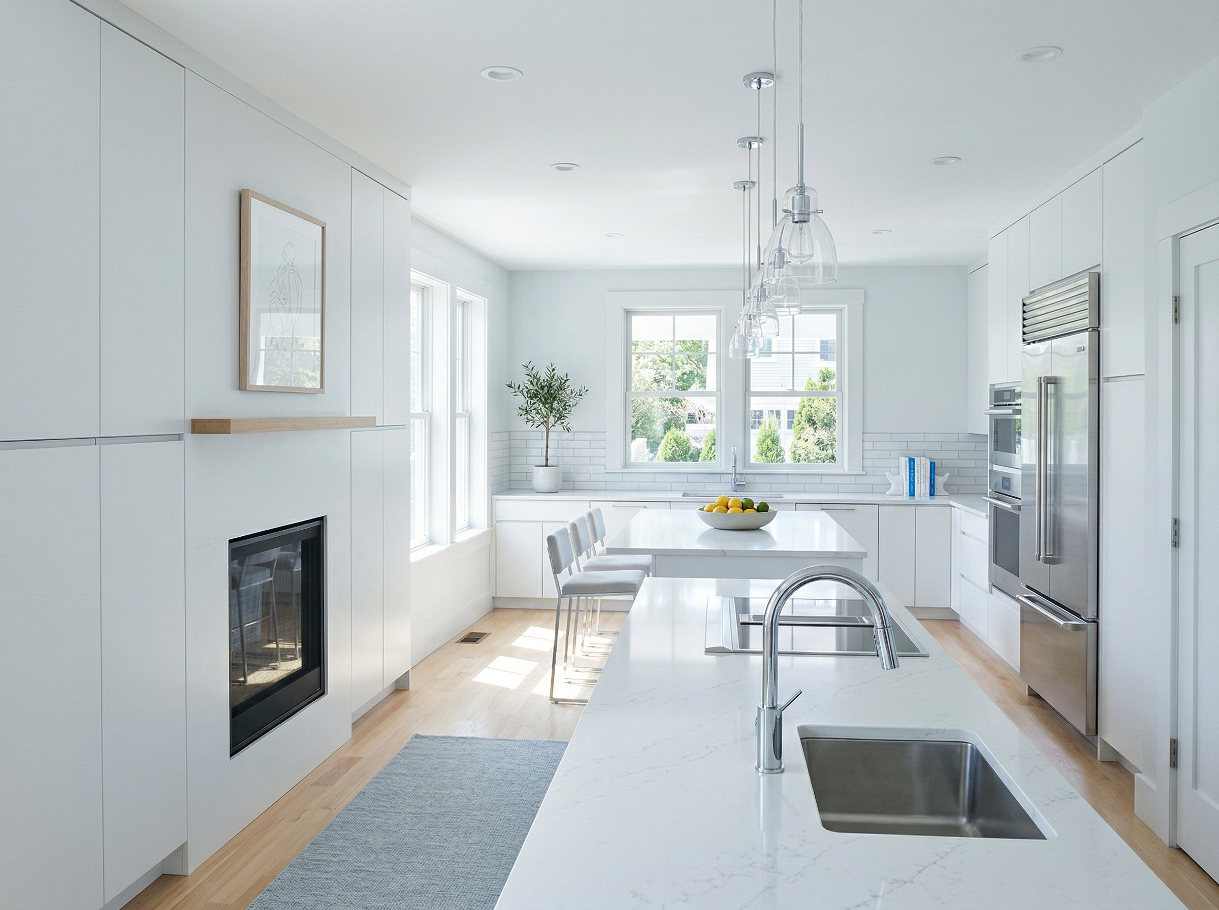 AI kitchen remodel before and after transformation