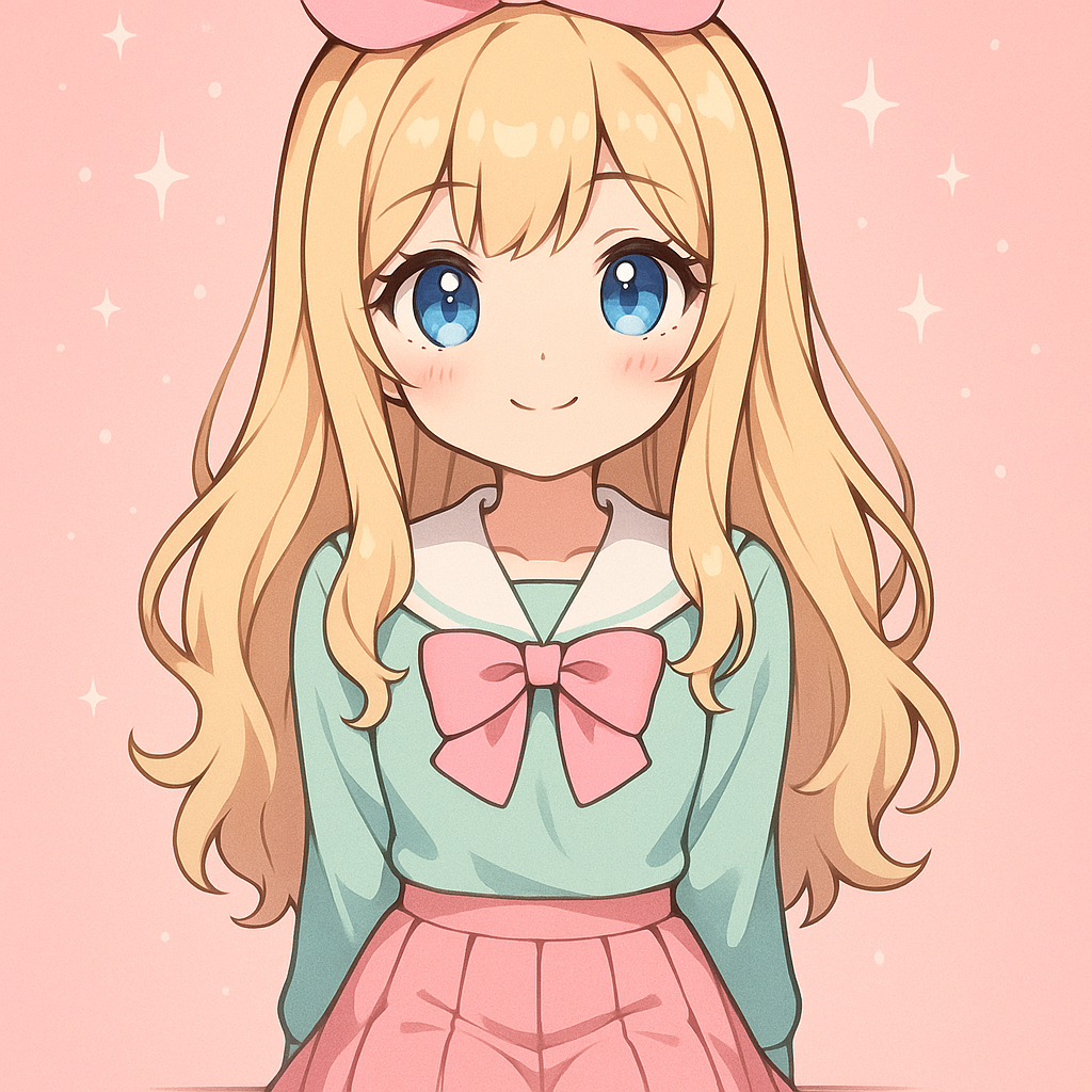 VTuber AI generated anime character - cute girl avatar