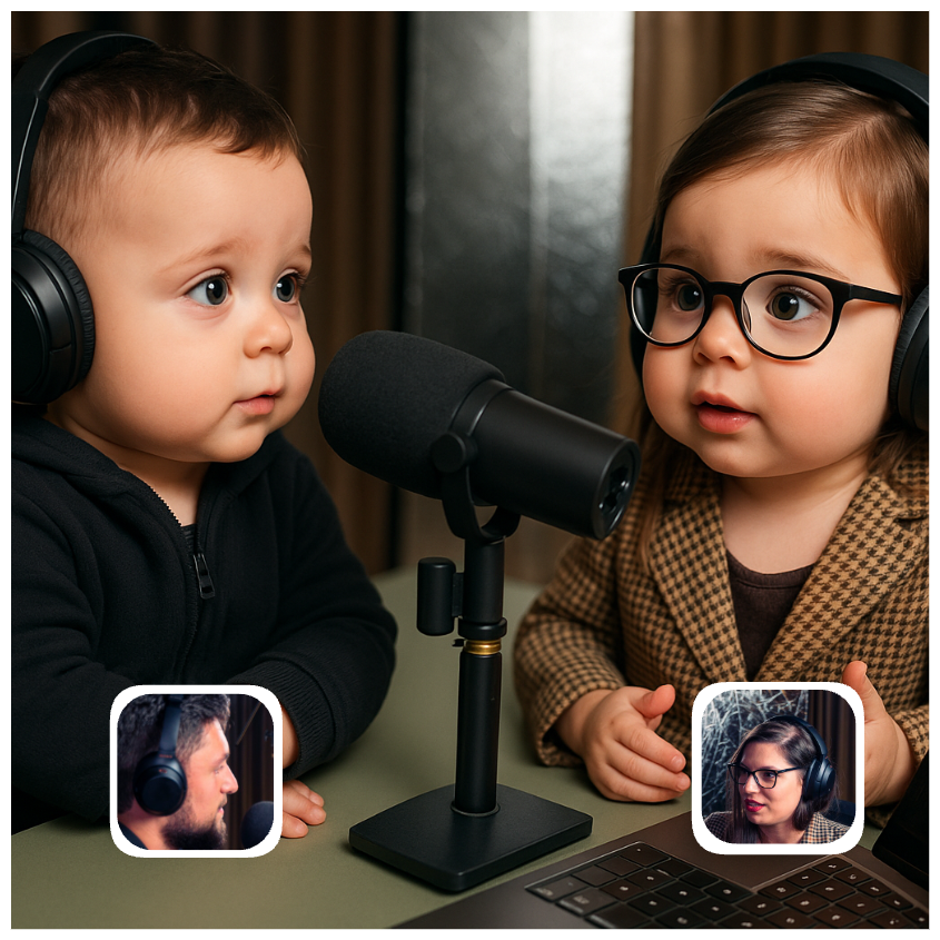 AI baby filter example - adorable baby transformation by FiltrixAI