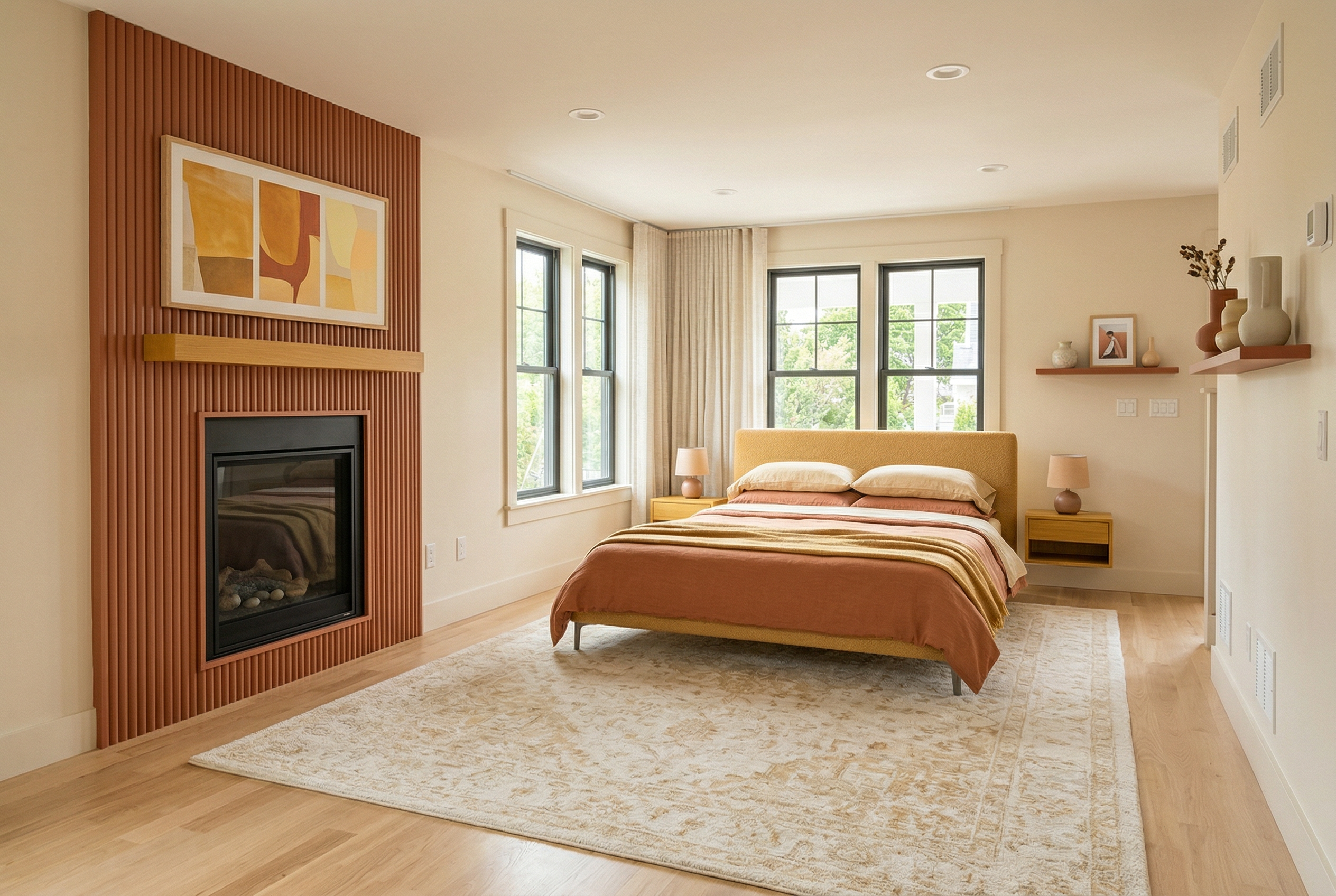 AI paint color visualizer bedroom preview