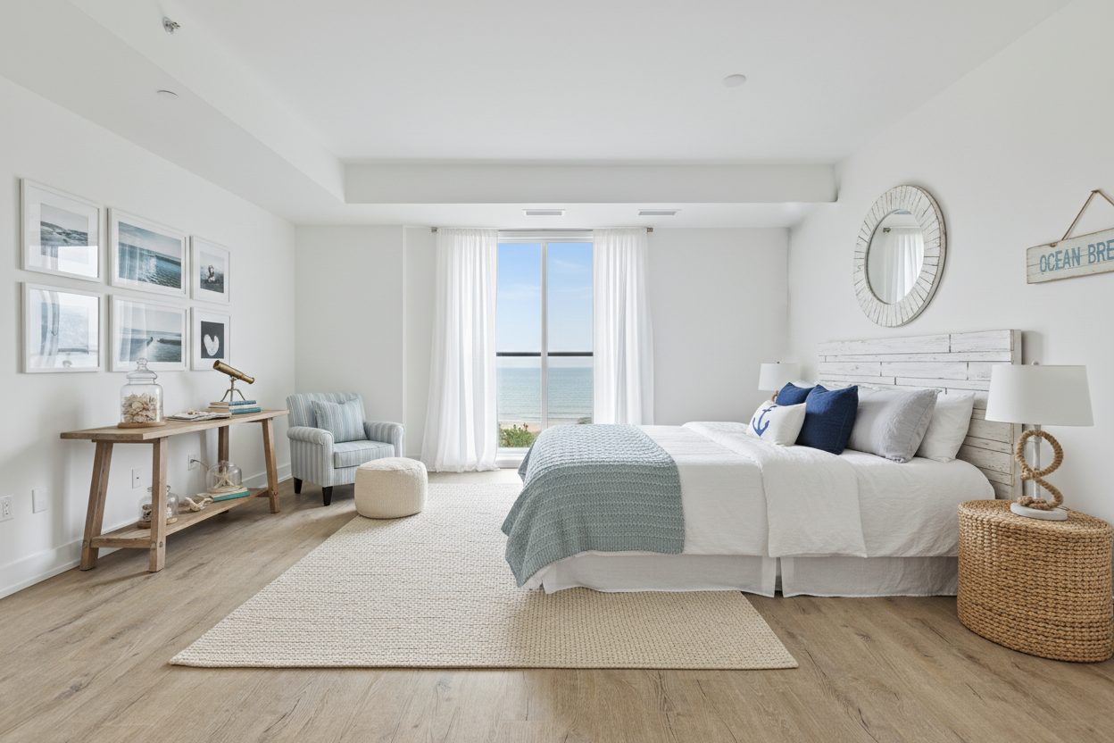 AI寝室デザインのビフォーアフター変換