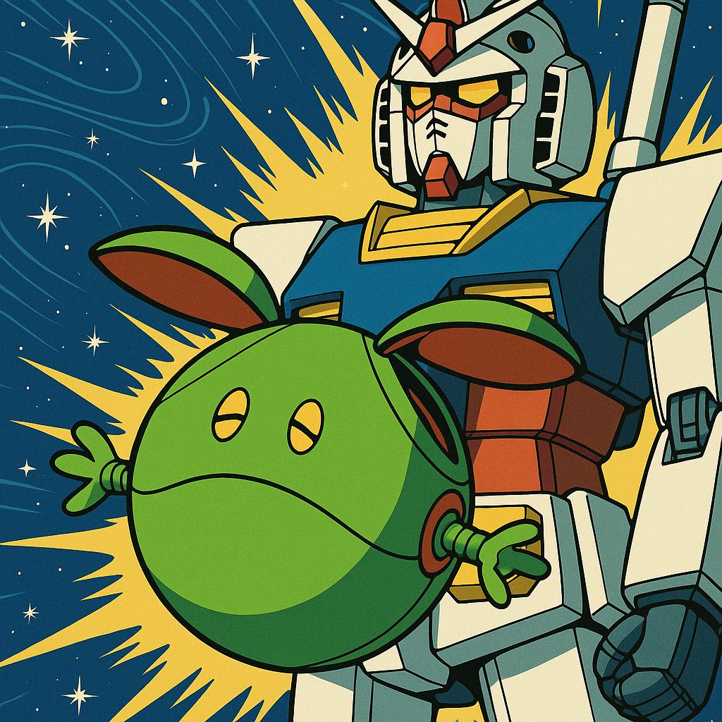 Gundam風のアニメシーン - メカとSF