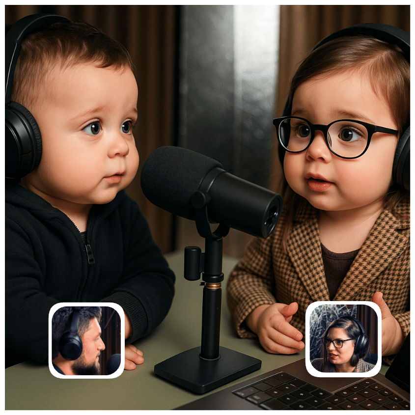 AIベビーフィルターの作例 - FiltrixAIによる愛らしいベビー変換