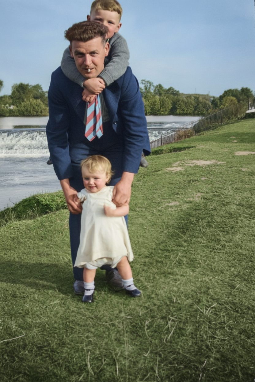 AIカラー化 共有したくなる家族写真