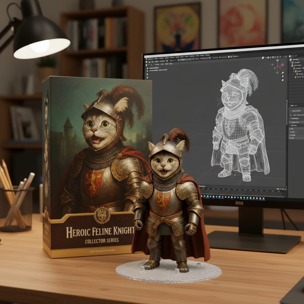 ペットキャラクターフィギュリン - 愛らしいコレクティブル