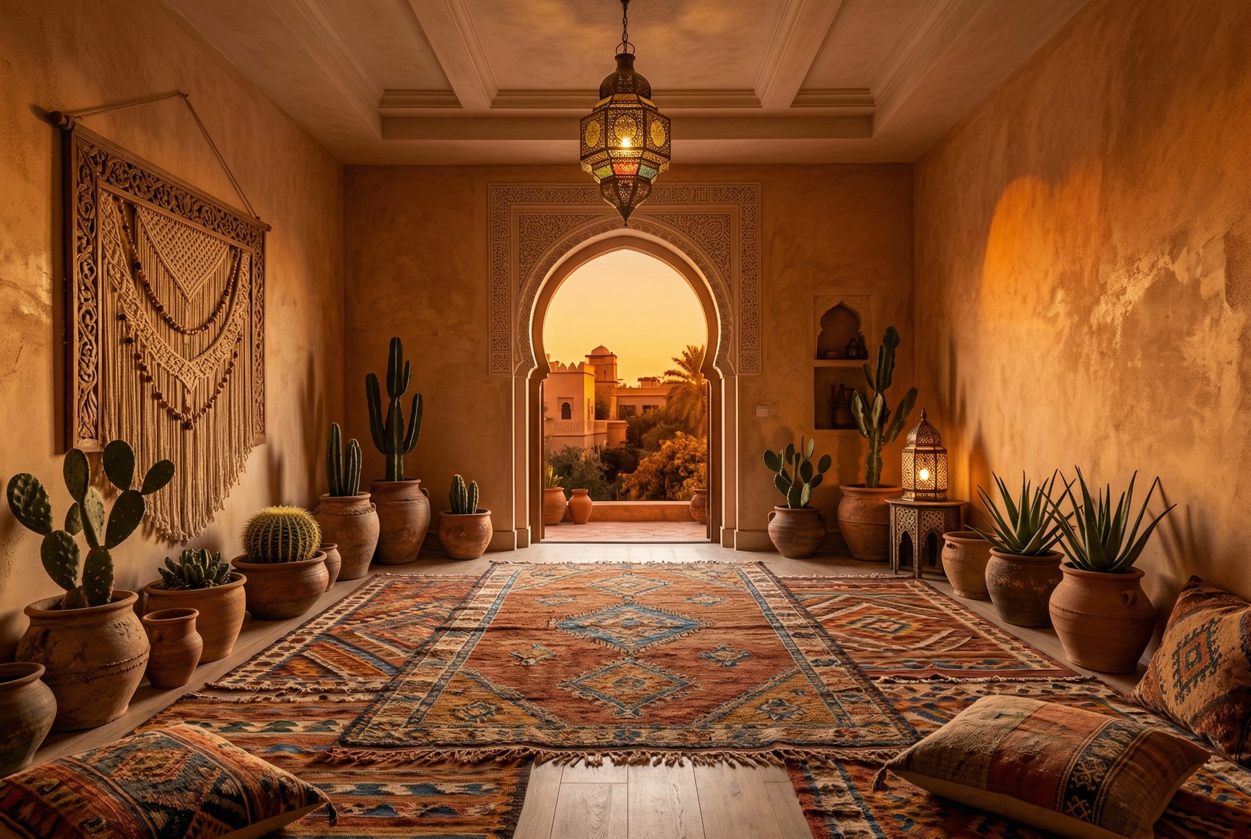 Virtual staging AI camera vuota interior design