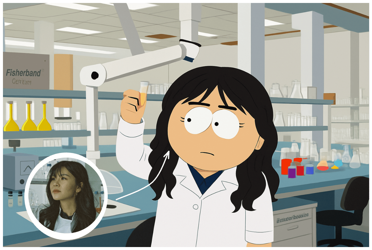 South Parkの女性科学者キャラクター変換