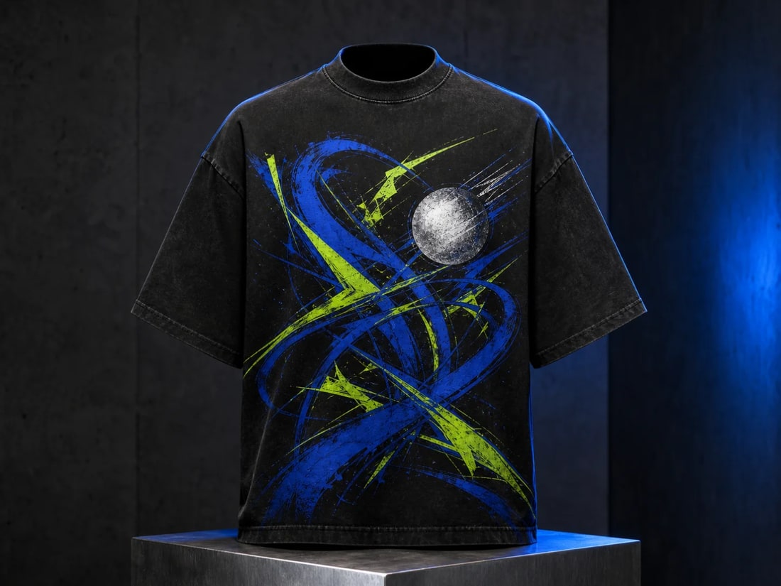 Grafica streetwear originale creata con IA