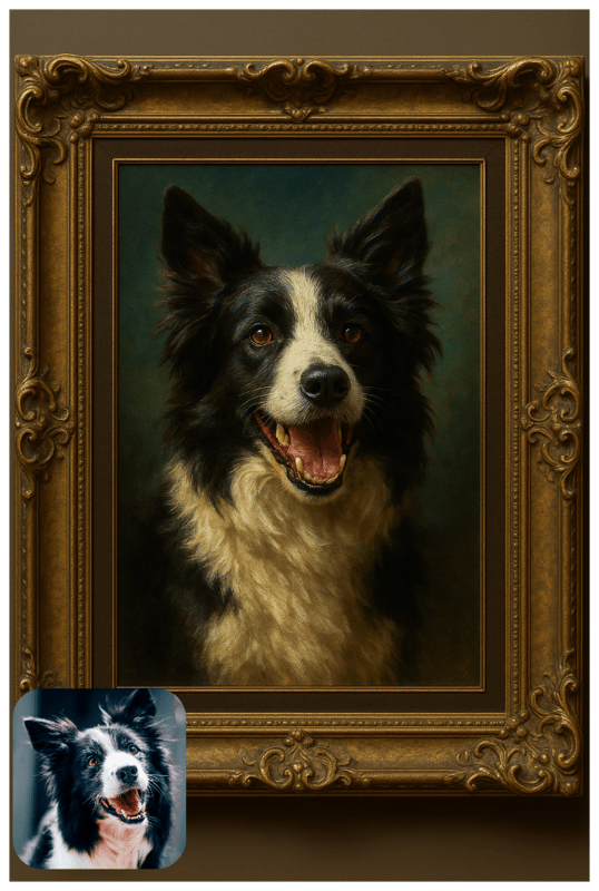 Professional AI Pet Portrait Generator - Transform pet photos into stunning art