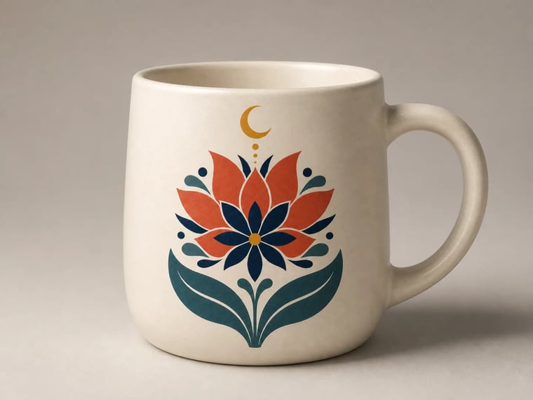 Mockup di merchandising generato con IA