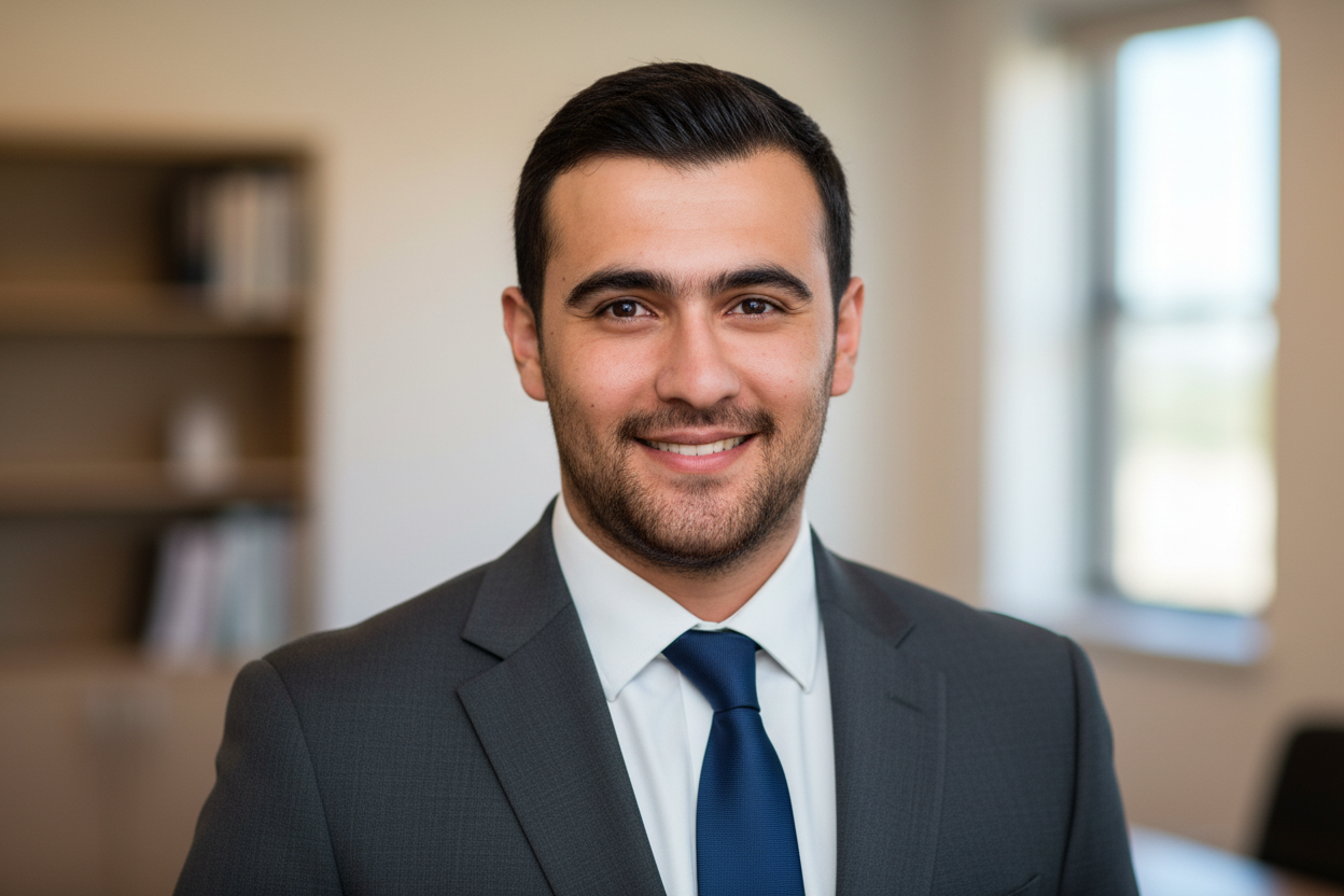 Professional headshot generator example