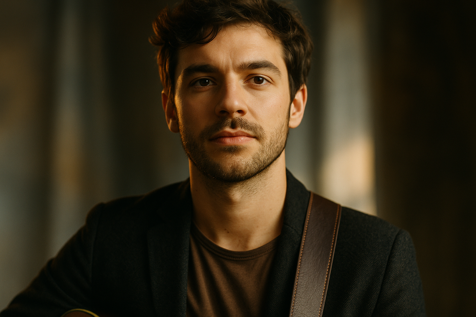 Editorial musician headshot for a press kit