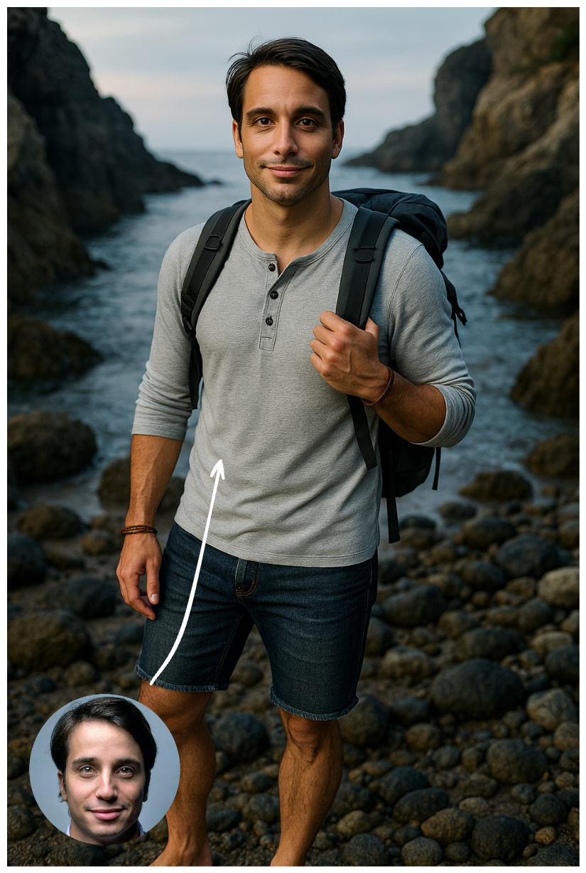 FiltrixAI outfit generator - Casual fashion outfit created with AI