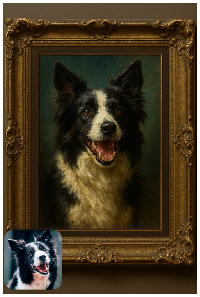 Professional AI Pet Portrait Generator - Transform pet photos into stunning art