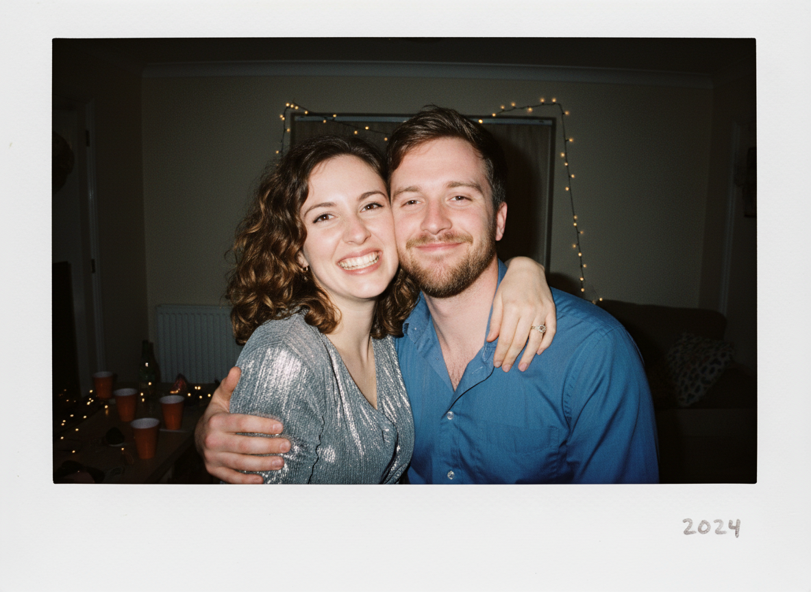 Couples Polaroid Photo
