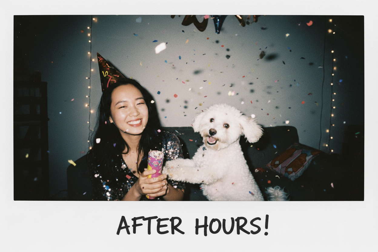 Pets Polaroid Photo
