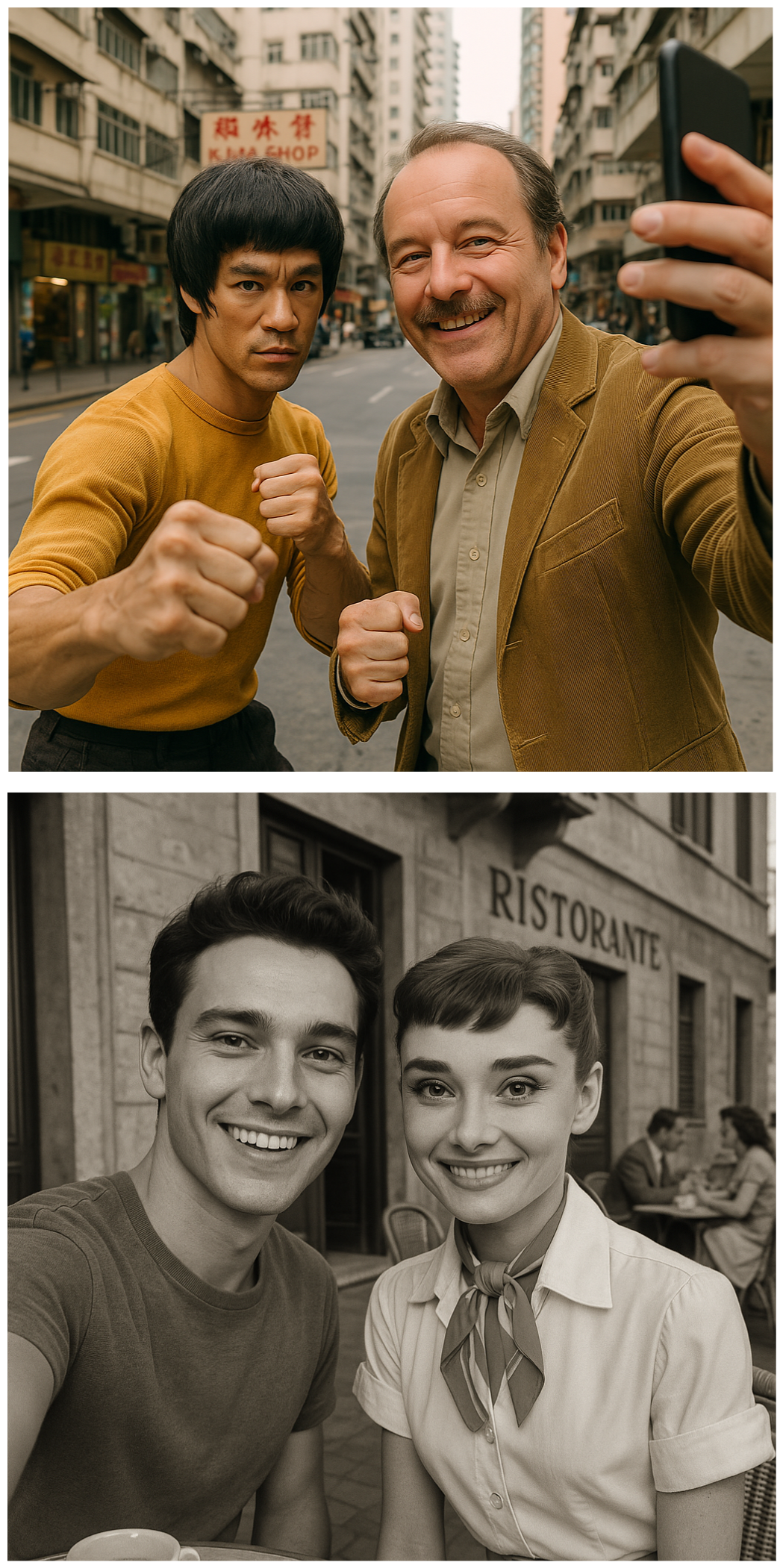 AI Selfie with Celebrities Generator