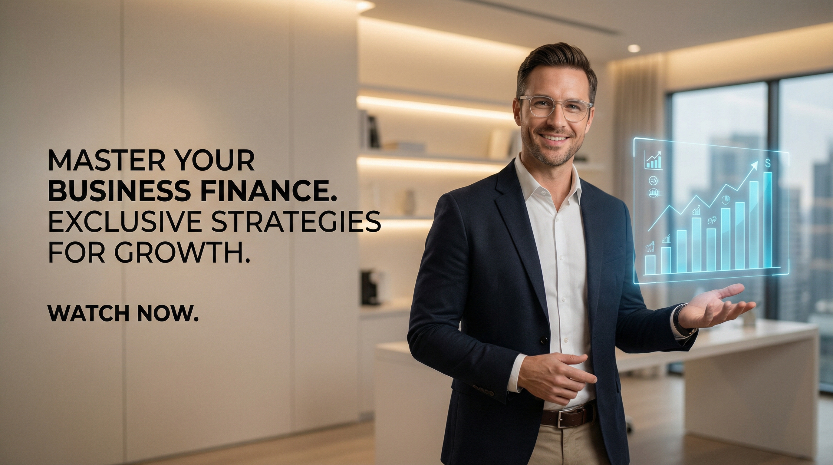 Professional Business Thumbnail - Clean Authority Style