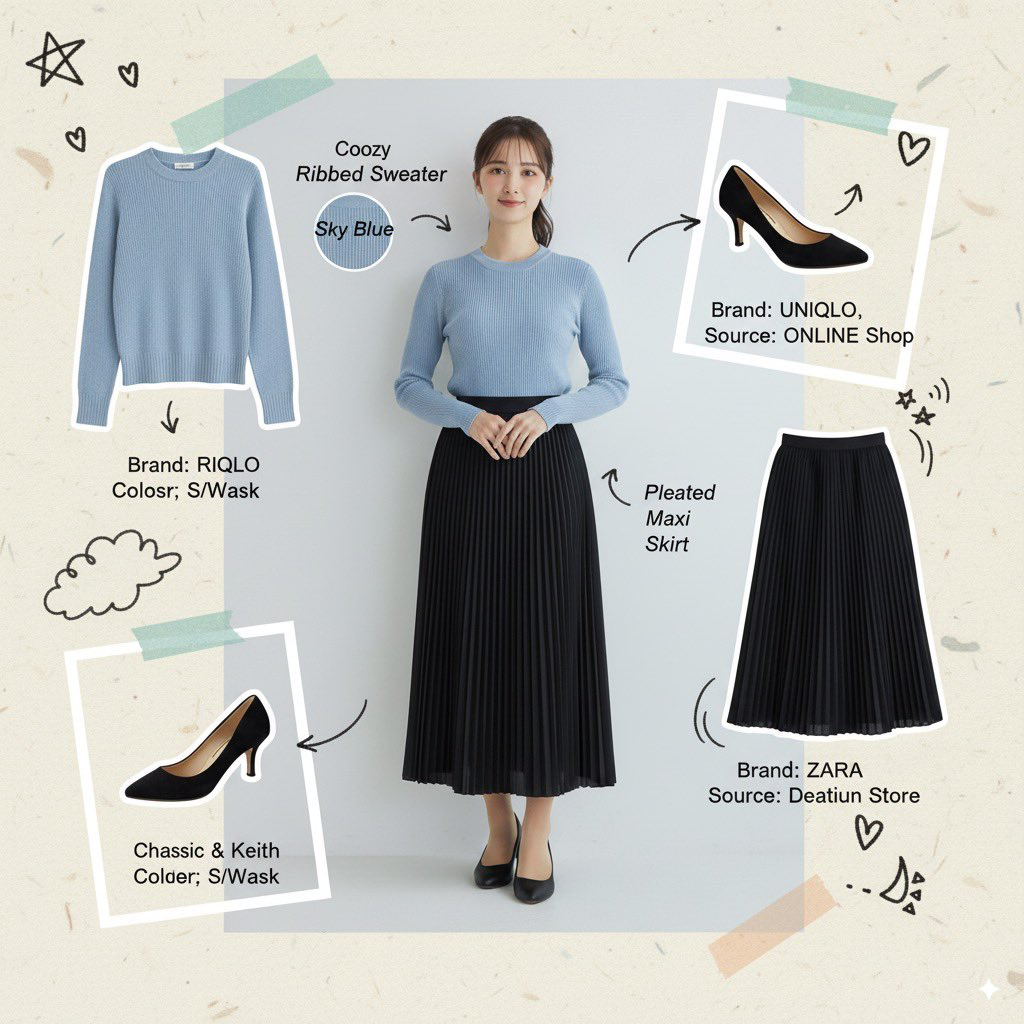Multi-product virtual try-on showcasing entire clothing catalog